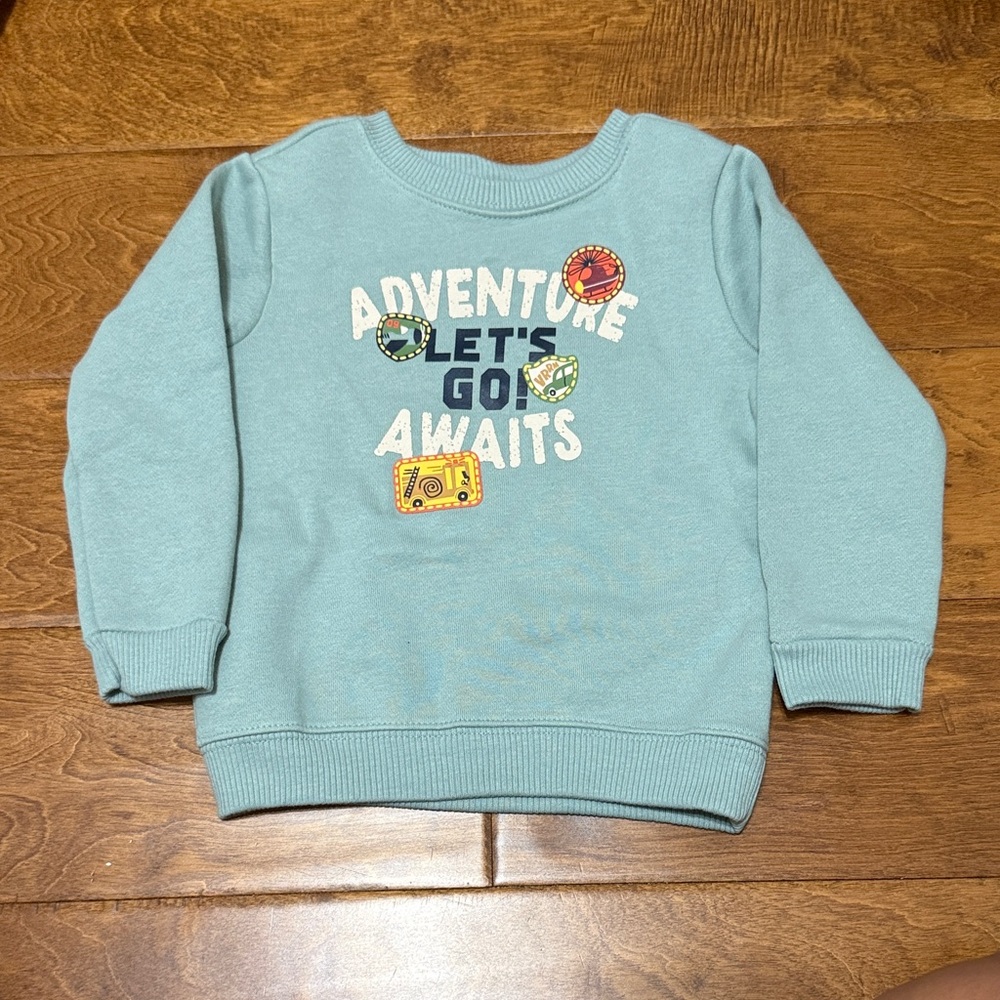 NWT Size 6-9M Garanimals Adventure Awaits Sweatshirt
